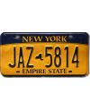 Tablica rejestracyjna USA New York JAZ-5814