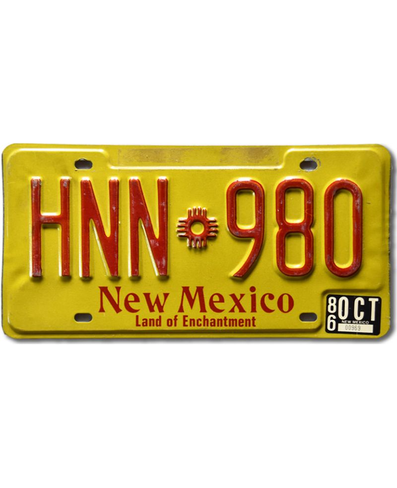 Tablica rejestracyjna USA New Mexico Enchantment HNN-680