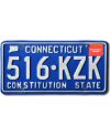 Tablica rejestracyjna USA Connecticut Blue 516-KZK