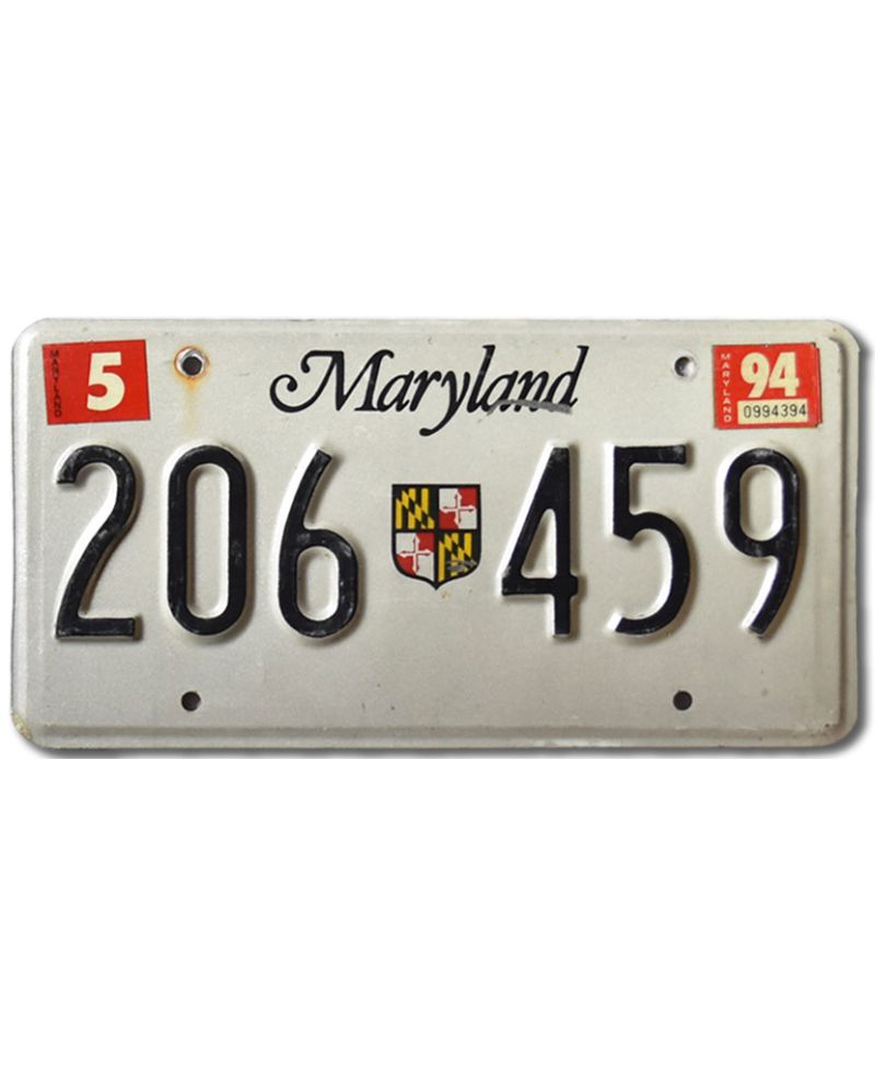 Americká SPZ Maryland 206-459