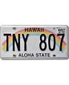 Tablica rejestracyjna USA Hawaii Rainbow TNY 807