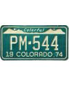 Tablica rejestracyjna USA Colorado 1974 Colorful PM-544