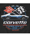 Koszulka męska Chevrolet Corvette C3 GM division czarna