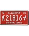 Tablica rejestracyjna USA Alabama 1979 National Guard 21816