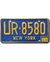 Tablica rejestracyjna USA New York Blue UR-8580