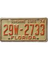 Tablica rejestracyjna USA Florida 11974 Sunshine State 29W-2733