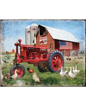 Tablica metalowa Farmall Big Red 32 cm x 40 cm