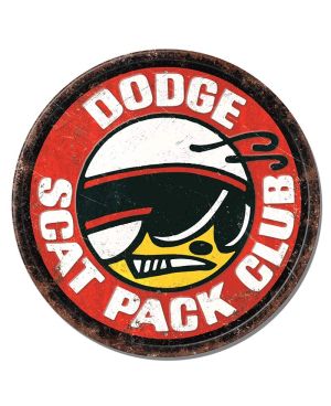 Tablica metalowa Dodge Scat Pack 30 cm