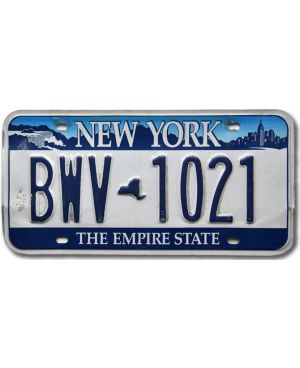 Tablica rejestracyjna USA New York The Empire State BWV-1021