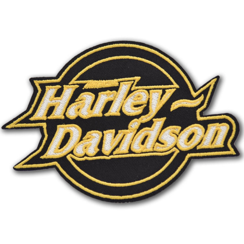 Naszywka Harley Davidson Black Wheel 10 cm x 7 cm