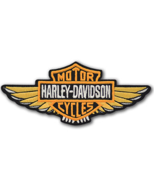 Moto nášivka Harley Davidson Wings 12 cm x 5 cm
