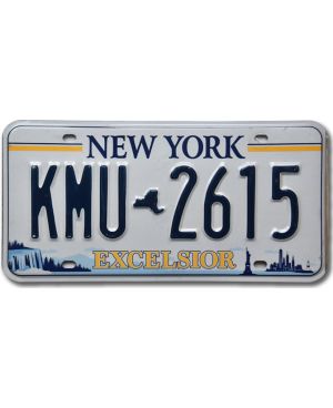 Tablica rejestracyjna USA New York Excelsior KMU-2614