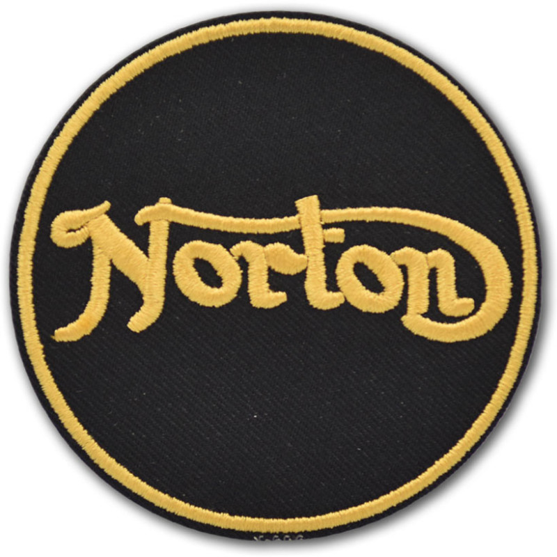 Naszywka Norton Black 8 cm