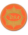 Moto nášivka BSA orange 8 cm