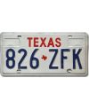 Tablica rejestracyjna USA Texas Red 826-ZFK