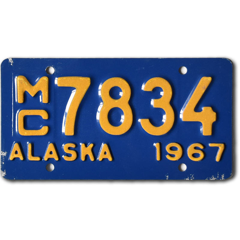 Moto americká SPZ Alaska 1967 Blue MC 7834