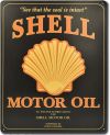 Tablica metalowa Shell Motor Oil Black 38 cm x 30 cm