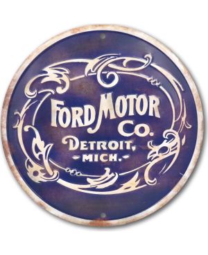 Tablica metalowa Ford Motor Co. Historic logo 30 cm