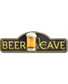 Tablica metalowa Beer Cave Old Fashioned 46 cm x 14 cm