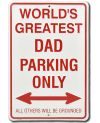 Tablica metalowa Greatest Dad Parking Only 30 cm x 20 cm