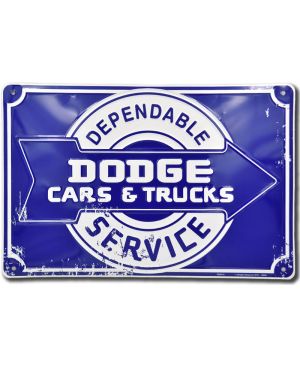 Tablica metalowa Dodge Dependable Service 45 cm x 30 cm