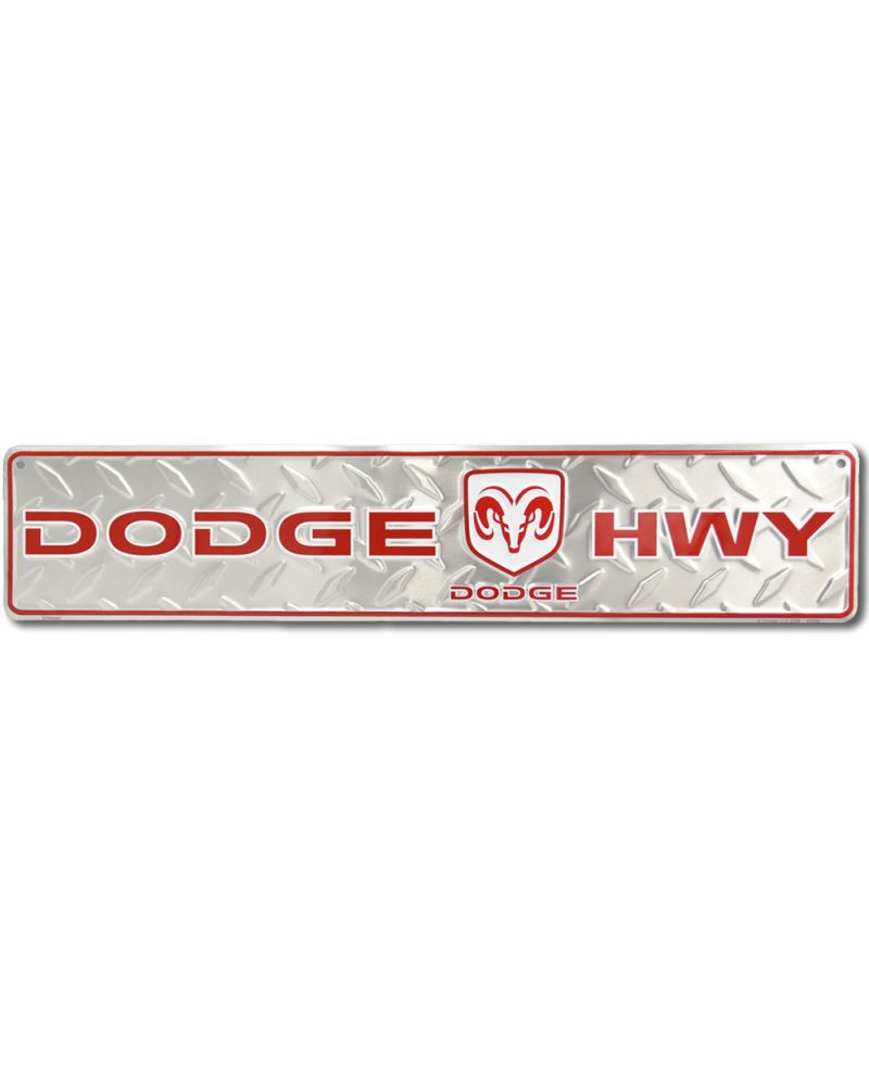 Plechová cedule Dodge Highway 60 cm x 13 cm