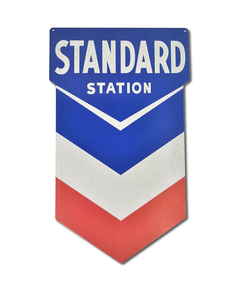 Plechová cedule Standard Station 42 cm x 25 cm