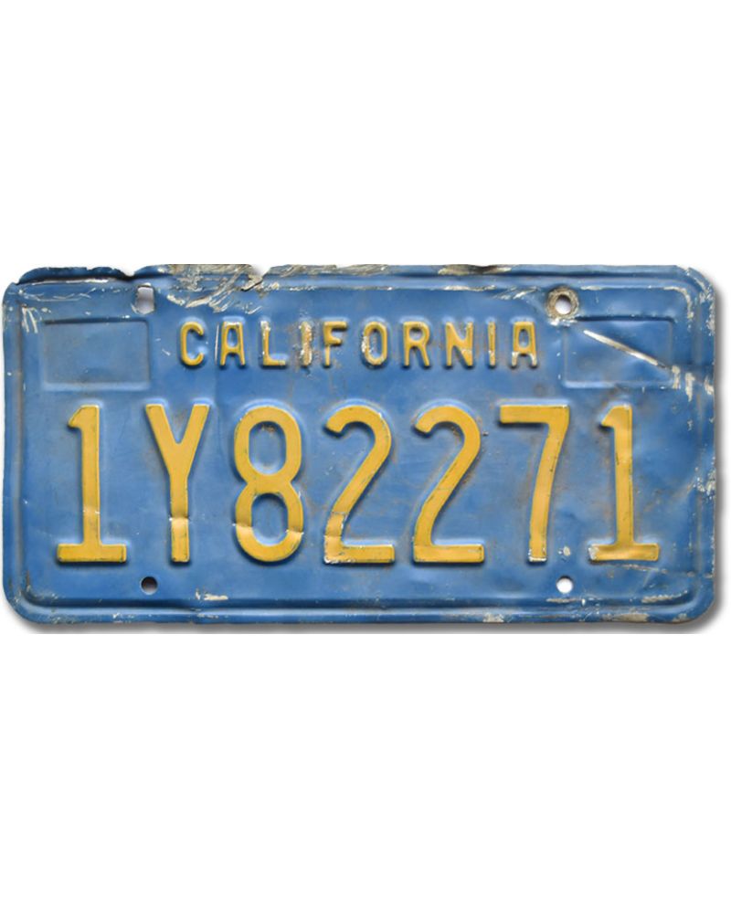 Tablica rejestracyjna USA California Blue 1Y82271