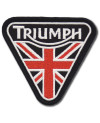 Moto nášivka Triumph triangle Black 8 cm x 7 cm