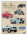 Plechová cedule Ford Trucks 80 Years Tribute 32 cm x 40 cm