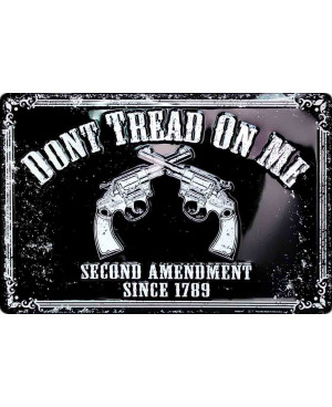 Plechová cedule Dont Tread On Me 45 cm x 30 cm